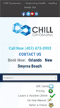 Mobile Screenshot of chillcryosauna.com